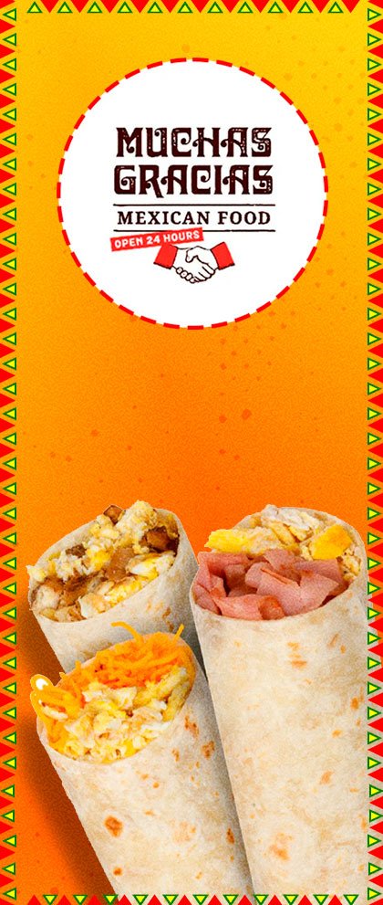 Giant Breakfast Burritos